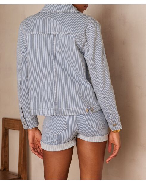 Blouson Carla Bl Ray bleu ciel