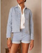 Blouson Carla Bl Ray bleu ciel