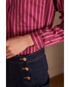 Blusa a rayas de grosella espinosa Passy CH