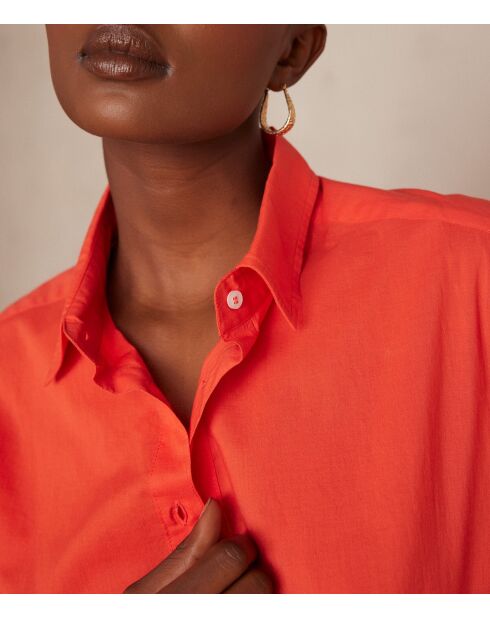 Blusa unisex in geranio Pinky CH