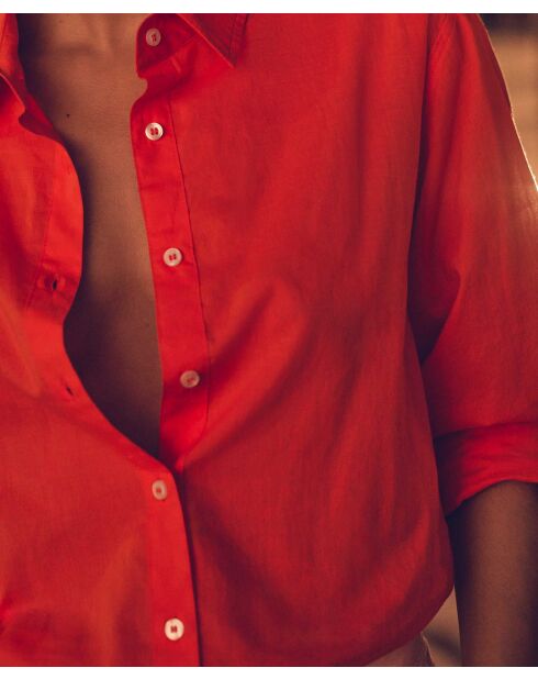 Blusa unisex in geranio Pinky CH