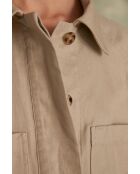 Danika Sch overhemd met bladeren