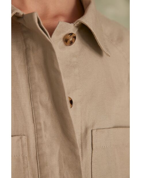 Danika Sch overhemd met bladeren