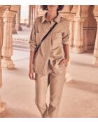 Danika Sch overhemd met bladeren