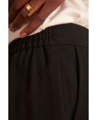 Leana Bis P Crepe zwarte broek