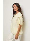 Gelbes Top aus Séréna aus 100% Leinen