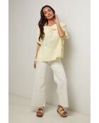 Gelbes Top aus Séréna aus 100% Leinen