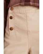 Oxan broek Overdyed cream