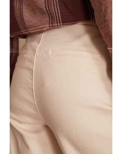 Oxan broek Overdyed cream