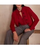 Malia Bl Bluse mit Tomette-Stickerei