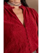 Malia Bl Bluse mit Tomette-Stickerei