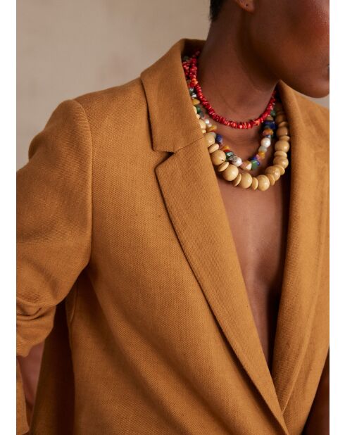 Nelia B effen karamel jack