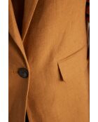 Nelia B effen karamel jack