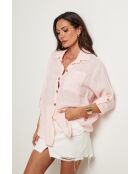 Chemise Énora 100% Lin rose