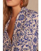 Camilla Ch Imp königsblaues Hemd