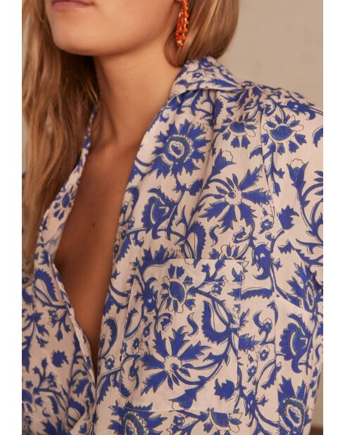 Camilla Ch Imp königsblaues Hemd