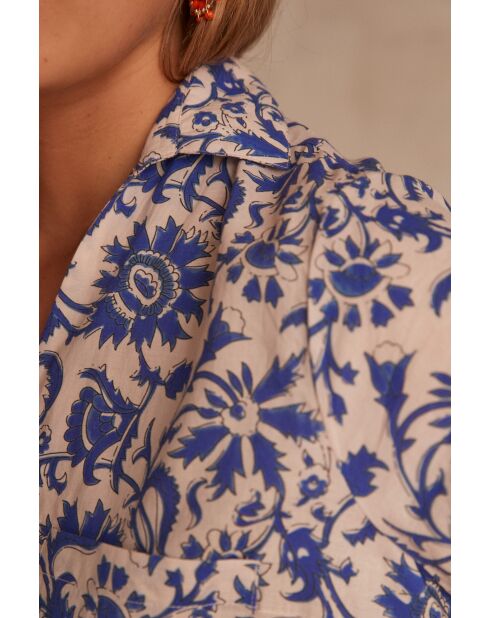 Camilla Ch Imp königsblaues Hemd