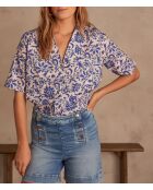 Camilla Ch Imp königsblaues Hemd