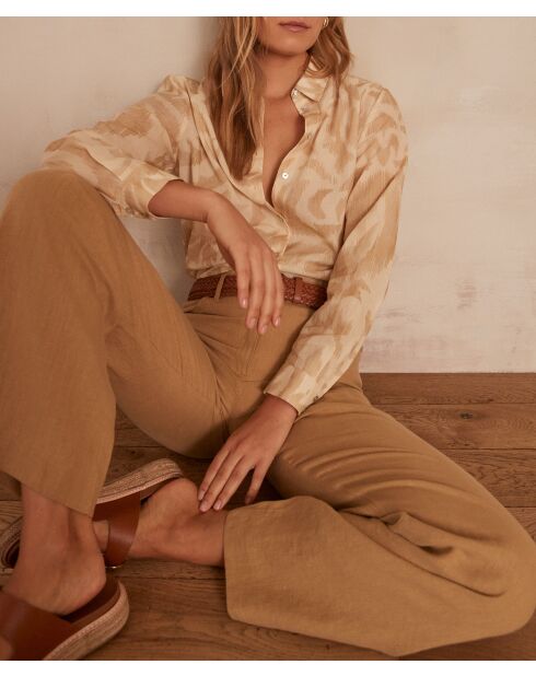 Blusa Colette bis Chimp Ficelle