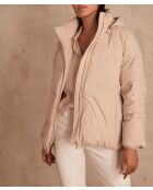 Beigefarbene Jacke Mina