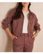 Overgeverfde Castille B-jas met chocolade