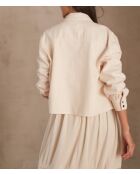 Chemisier Clara Ch surteint creme