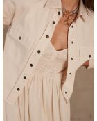 Chemisier Clara Ch surteint creme