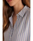 Poppy Ch hemelsblauw gestreept hemd