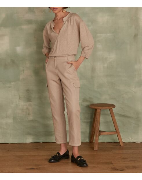 Pantalon Paco Battle feuille