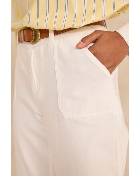 Nalla P Weiße überfärbte Hose