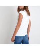 Neptune Ts bimattes ecrufarbenes Tanktop