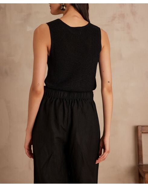 Samantha bis schwarzes Tanktop