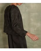 Bolero Neil B Jacquard zwart