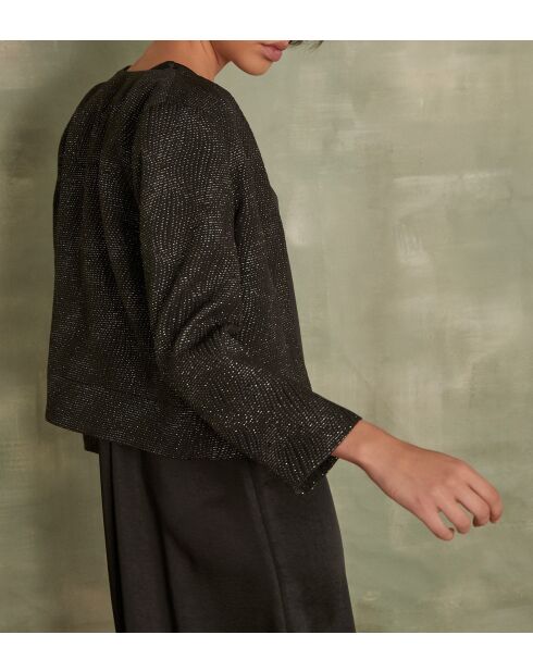 Bolero Neil B Jacquard zwart