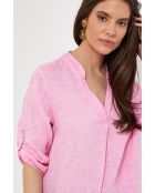 Top Maëlle 100% Lin fushia