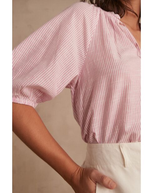 Chona Bl Primerose Gestreifte Bluse