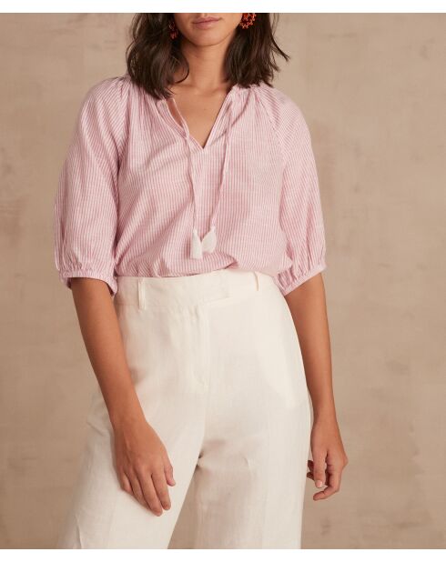 Chona Bl Primerose Gestreifte Bluse