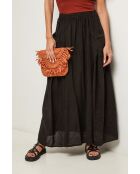 Jupe Tessy 100% Lin noire