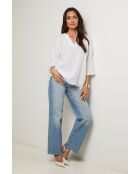 Top Maïssa 100% Lin blanc