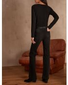 Lola flare zwarte broek