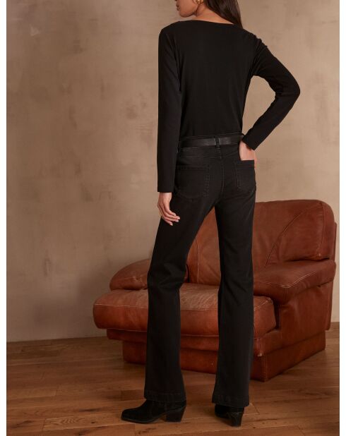 Lola flare zwarte broek