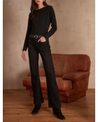 Lola flare zwarte broek