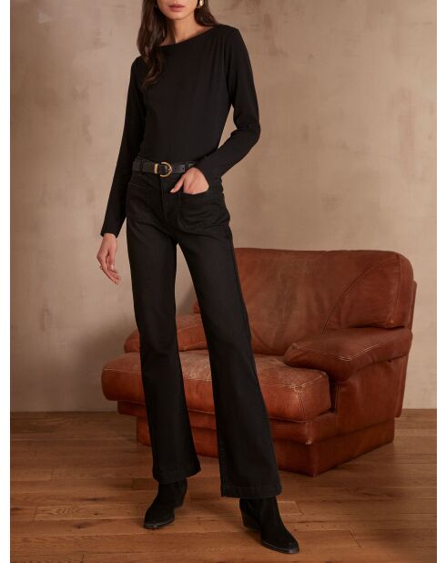 Lola flare zwarte broek