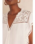 Cindy Bl Uni-Stringbluse