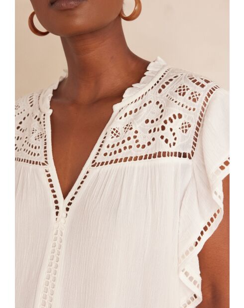 Cindy Bl Uni-Stringbluse