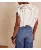 Cindy Bl Uni-Stringbluse