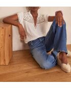 Cindy Bl Uni-Stringbluse