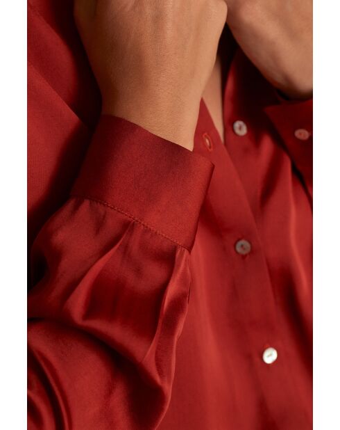 Blouse Carla Ch Satin roux