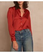 Blouse Carla Ch Satin roux