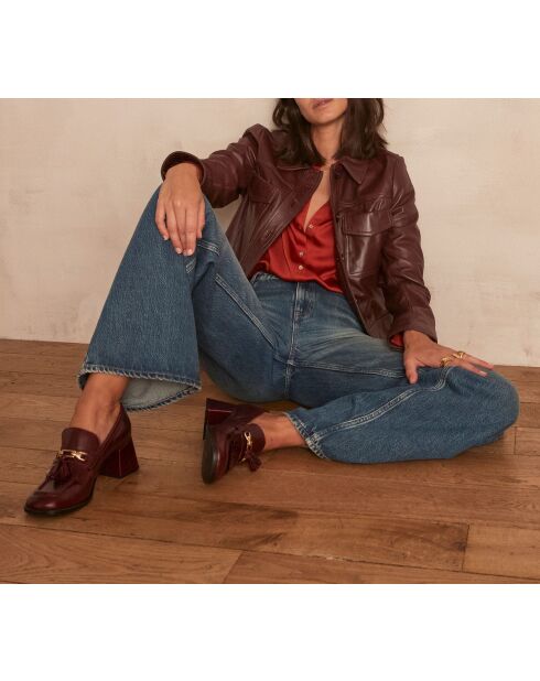 Blouse Carla Ch Satin roux